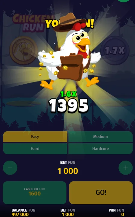 Chicken Run mobile casino